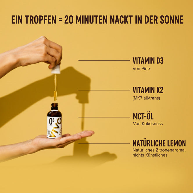 künstliches vitamin d Liquid Vitamin D3 & K2 – Vivo Life DE